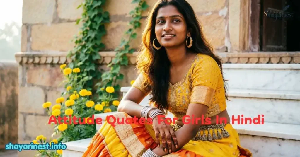 Attitude Quotes For Girls In Hindi