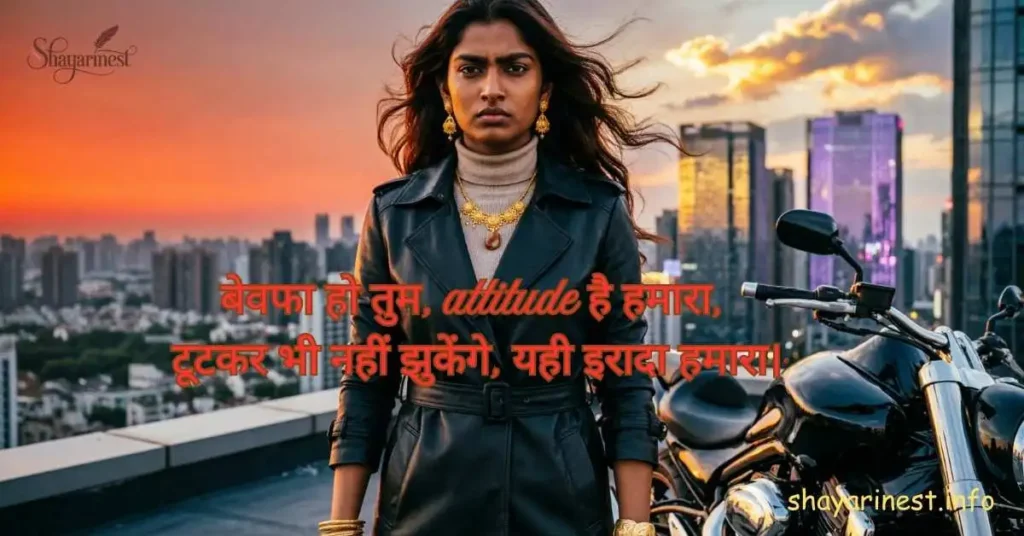 Bewafa Attitude Shayari